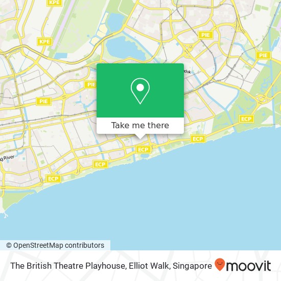 The British Theatre Playhouse, Elliot Walk地图