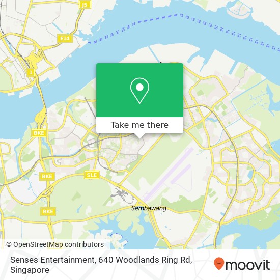 Senses Entertainment, 640 Woodlands Ring Rd map