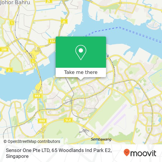Sensor One Pte LTD, 65 Woodlands Ind Park E2地图