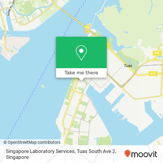 Singapore Laboratory Services, Tuas South Ave 2地图