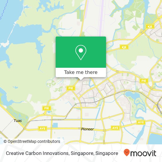 Creative Carbon Innovations, Singapore map