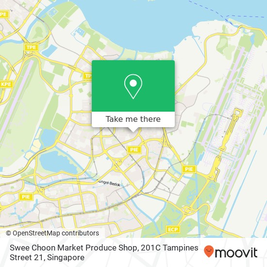 Swee Choon Market Produce Shop, 201C Tampines Street 21地图