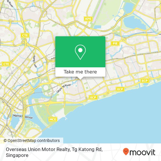 Overseas Union Motor Realty, Tg Katong Rd map