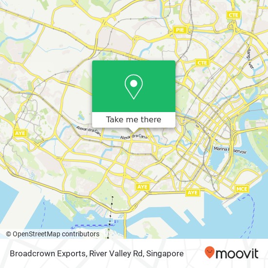 Broadcrown Exports, River Valley Rd map