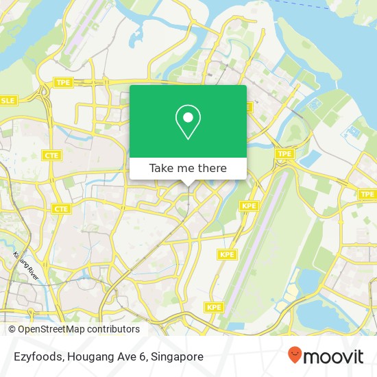 Ezyfoods, Hougang Ave 6 map