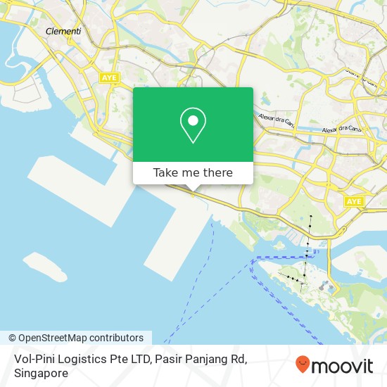 Vol-Pini Logistics Pte LTD, Pasir Panjang Rd map