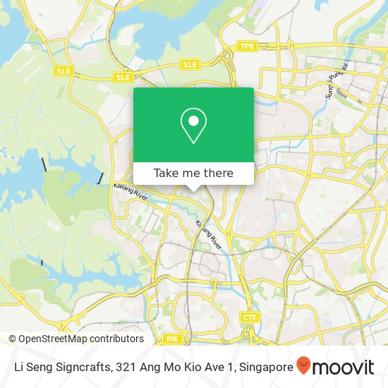 Li Seng Signcrafts, 321 Ang Mo Kio Ave 1 map