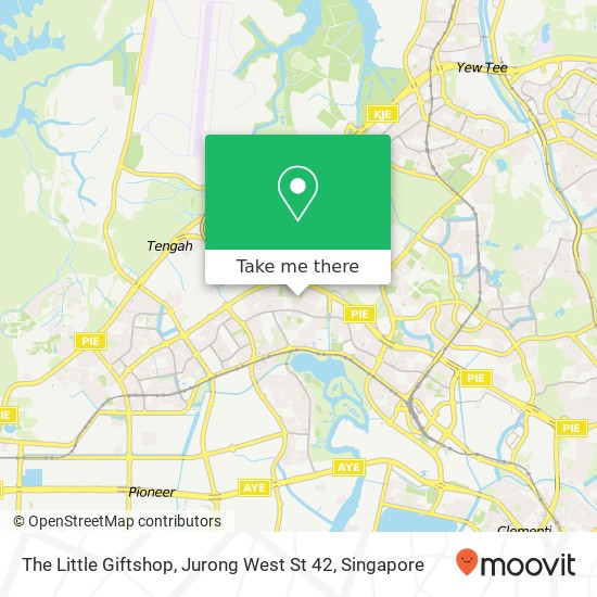 The Little Giftshop, Jurong West St 42 map