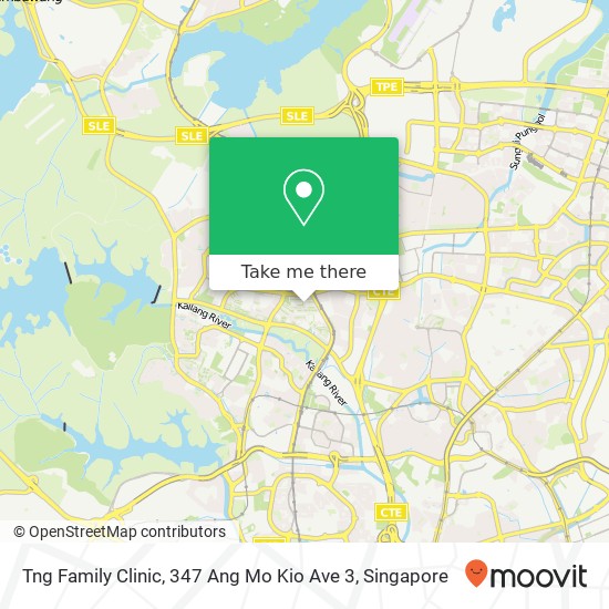 Tng Family Clinic, 347 Ang Mo Kio Ave 3地图