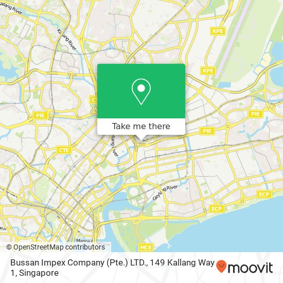 Bussan Impex Company (Pte.) LTD., 149 Kallang Way 1地图