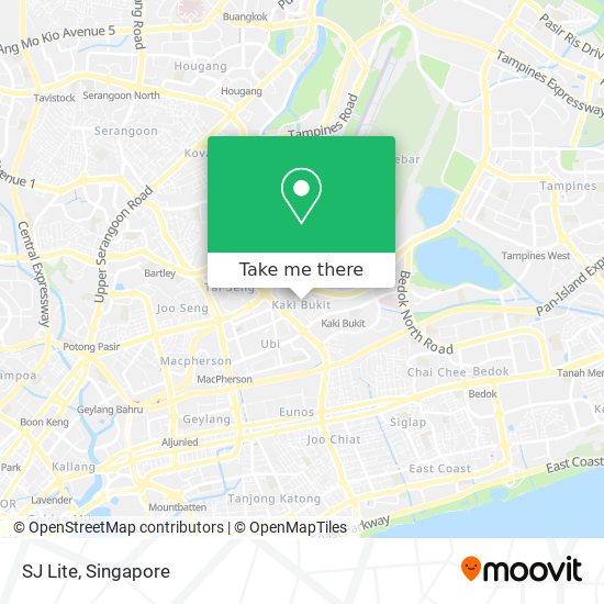 SJ Lite map