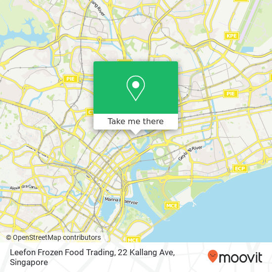 Leefon Frozen Food Trading, 22 Kallang Ave地图