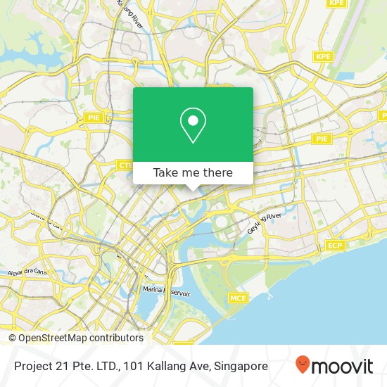 Project 21 Pte. LTD., 101 Kallang Ave map