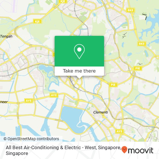 All Best Air-Conditioning & Electric - West, Singapore map