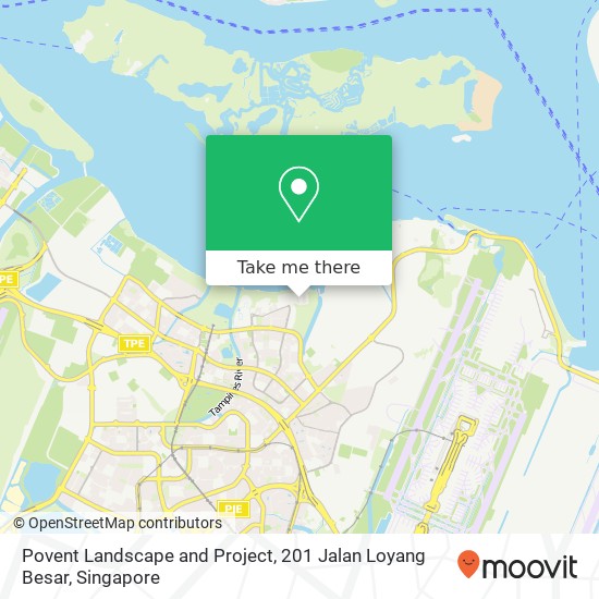 Povent Landscape and Project, 201 Jalan Loyang Besar map