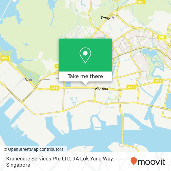 Kranecare Services Pte LTD, 9A Lok Yang Way地图