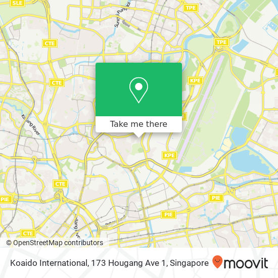 Koaido International, 173 Hougang Ave 1 map