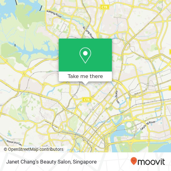 Janet Chang's Beauty Salon map