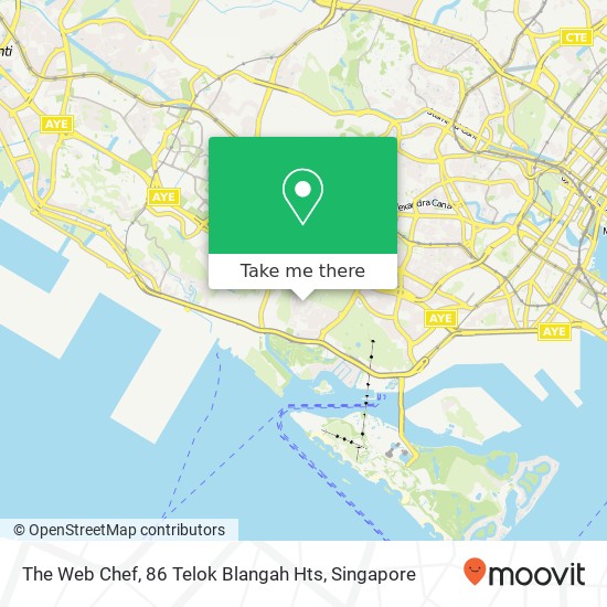 The Web Chef, 86 Telok Blangah Hts地图