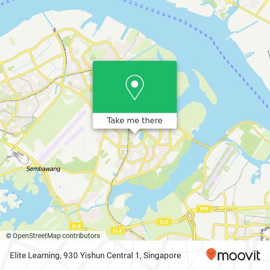 Elite Learning, 930 Yishun Central 1地图