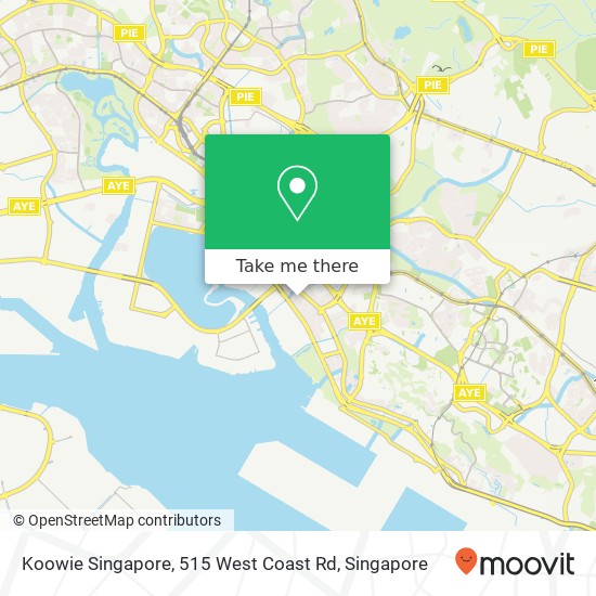 Koowie Singapore, 515 West Coast Rd地图