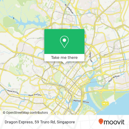 Dragon Express, 59 Truro Rd map