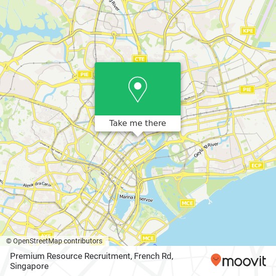 Premium Resource Recruitment, French Rd map