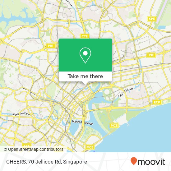 CHEERS, 70 Jellicoe Rd map