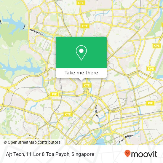 Ajt Tech, 11 Lor 8 Toa Payoh map