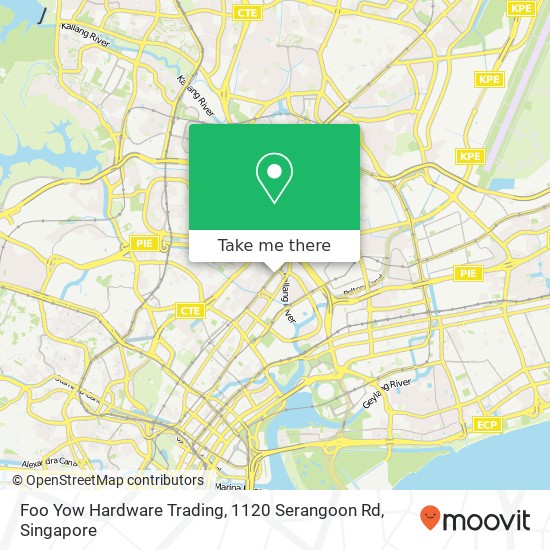 Foo Yow Hardware Trading, 1120 Serangoon Rd map