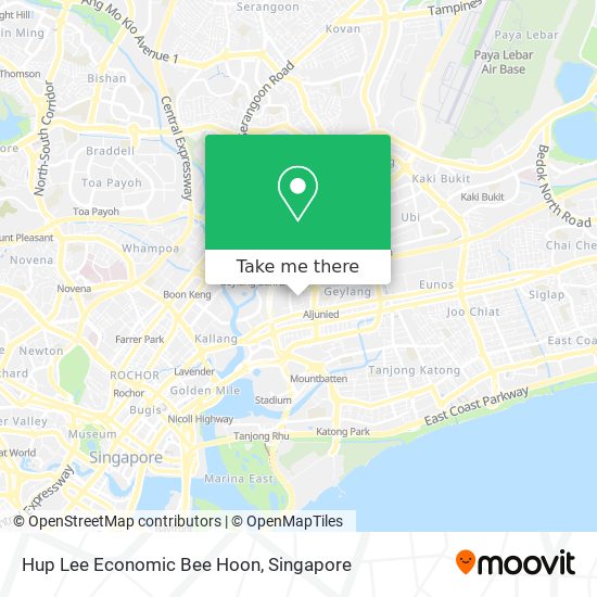 Hup Lee Economic Bee Hoon map