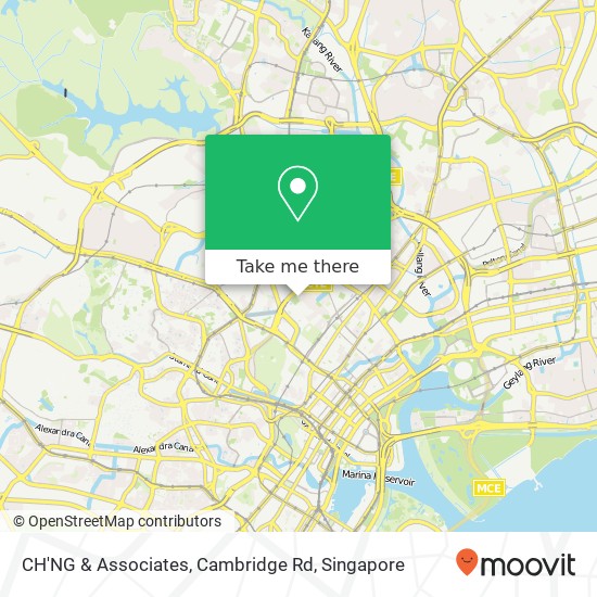 CH'NG & Associates, Cambridge Rd map