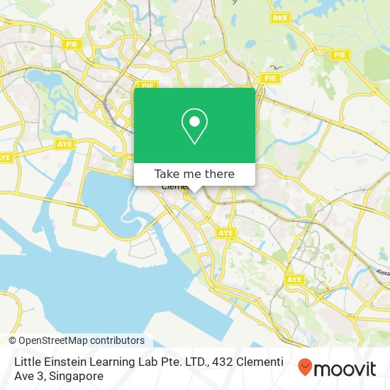 Little Einstein Learning Lab Pte. LTD., 432 Clementi Ave 3地图