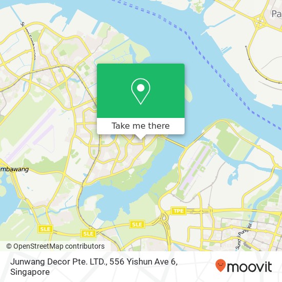 Junwang Decor Pte. LTD., 556 Yishun Ave 6地图