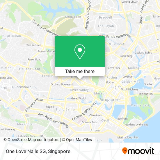 One Love Nails SG map