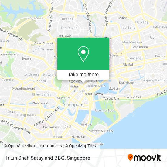 Ir'Lin Shah Satay and BBQ map