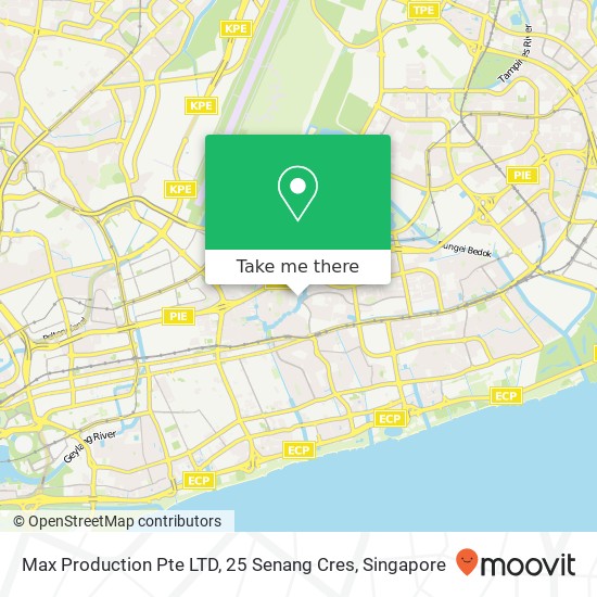 Max Production Pte LTD, 25 Senang Cres地图