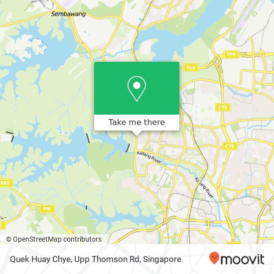 Quek Huay Chye, Upp Thomson Rd地图