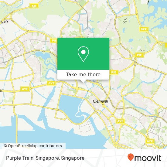 Purple Train, Singapore地图