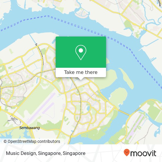 Music Design, Singapore map