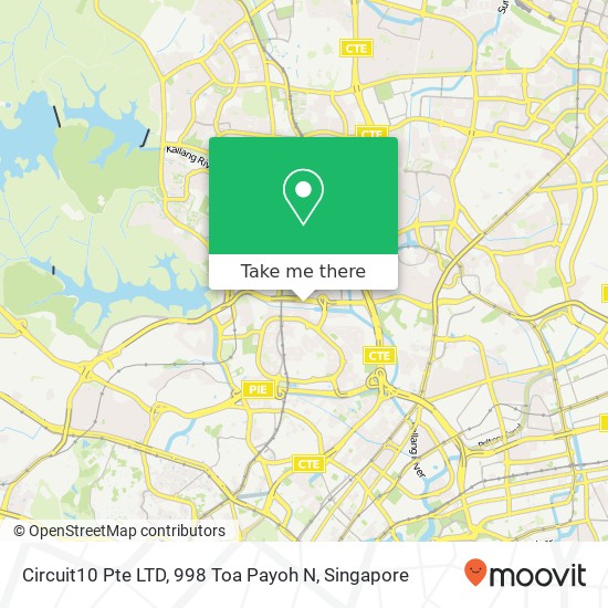 Circuit10 Pte LTD, 998 Toa Payoh N地图