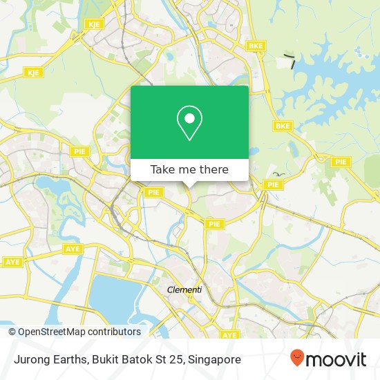 Jurong Earths, Bukit Batok St 25地图