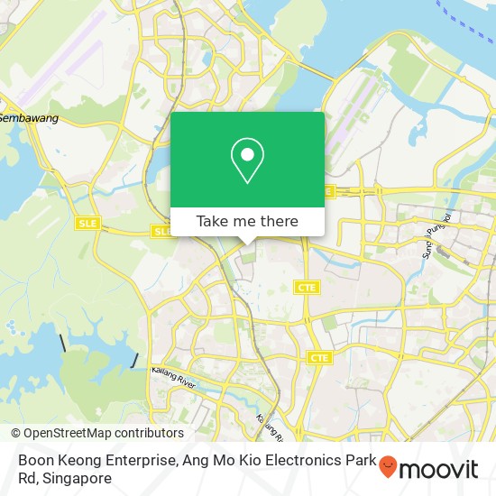 Boon Keong Enterprise, Ang Mo Kio Electronics Park Rd map