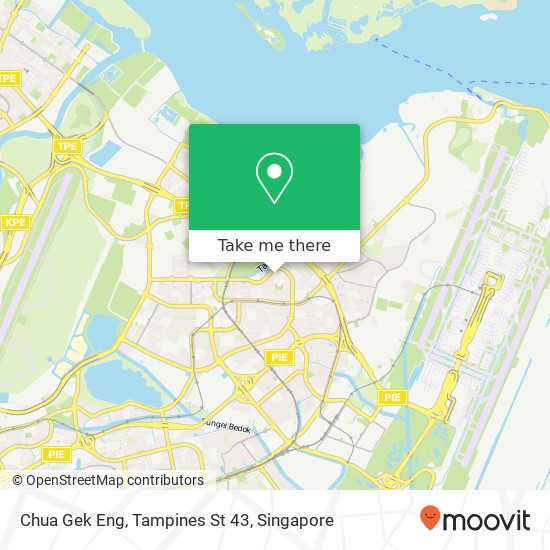 Chua Gek Eng, Tampines St 43 map