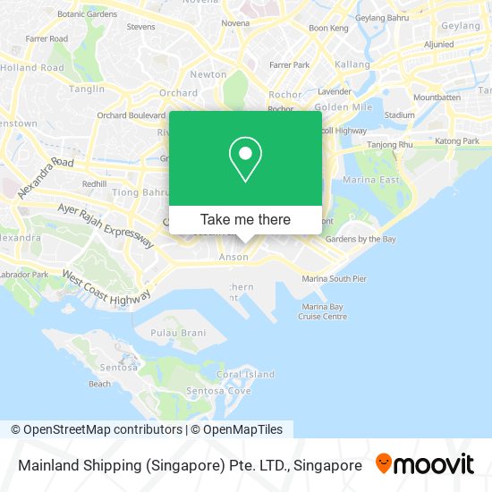 Mainland Shipping (Singapore) Pte. LTD. map