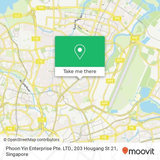 Phoon Yin Enterprise Pte. LTD., 203 Hougang St 21 map