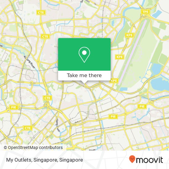 My Outlets, Singapore map