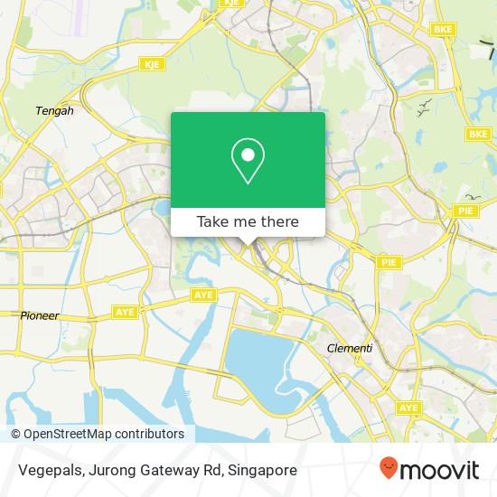 Vegepals, Jurong Gateway Rd map