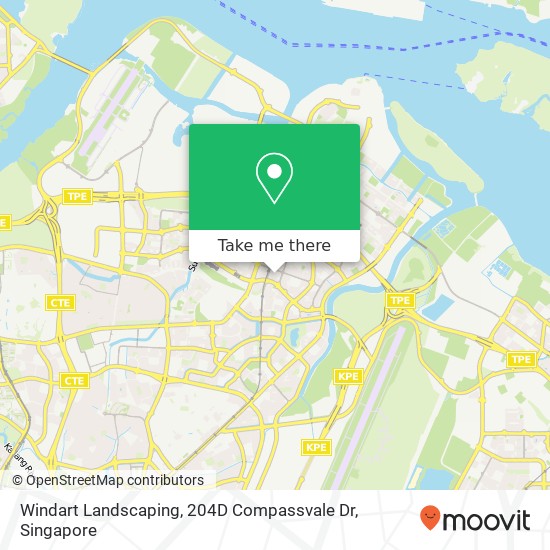 Windart Landscaping, 204D Compassvale Dr地图