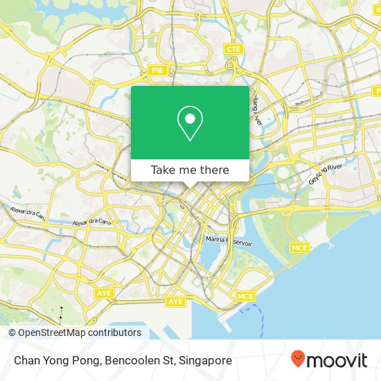 Chan Yong Pong, Bencoolen St地图